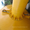 High quality 2.4m polyurea floating marker buoy with marine radar /sea buoy for sale